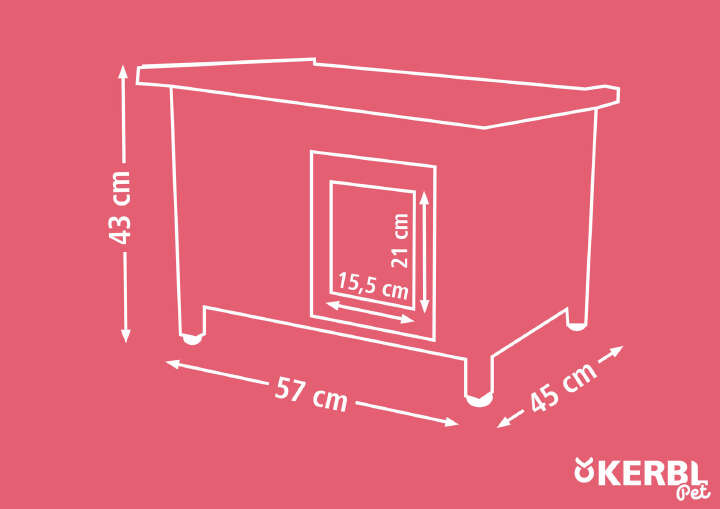 KERBL Katzenhaus Rustica